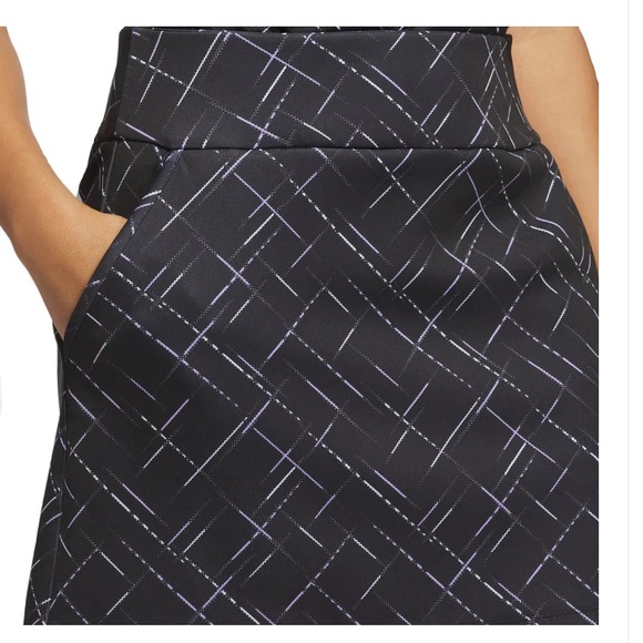 Colorful Adidas Ultimate 365 Printed Skort Black & Plum Size Large NWT - Picture 4 of 9